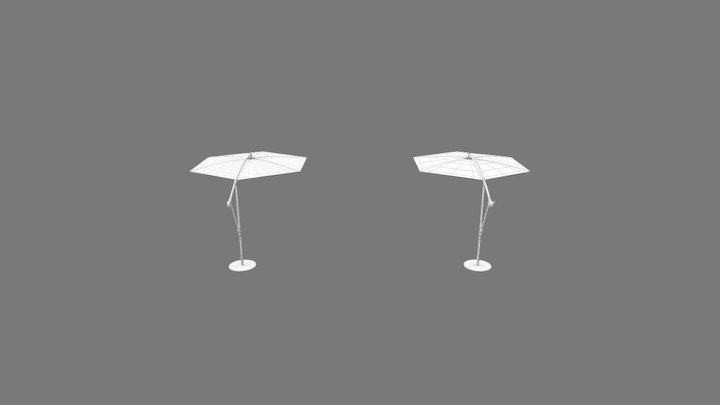 Patio Umbrella WF 3D Model