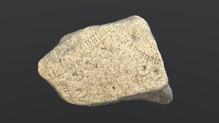分銅形土製品（財団法人鳥取県教育文化財団埋蔵文化財センター 2004 『茶畑第1遺跡』466) – Kostenloses 3D-Modell STL