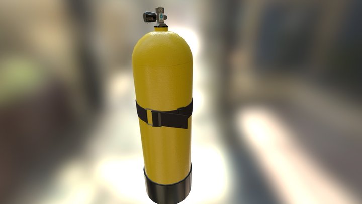 Scuba Tank 3D Model