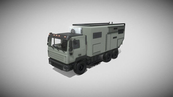 Camping truck 3D Model
