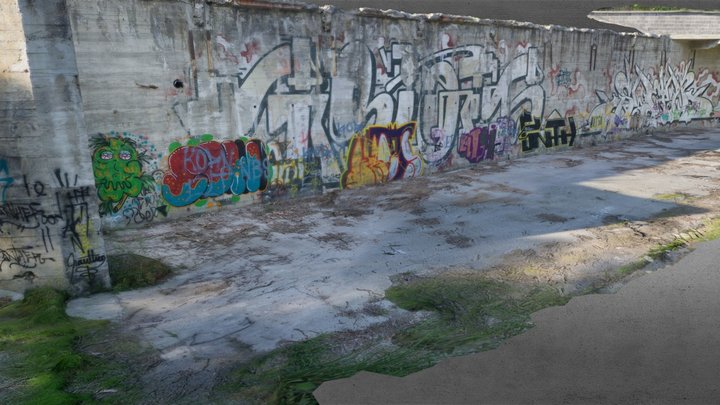 Graffiti wall Celulosas – Modello 3D gratuito STL