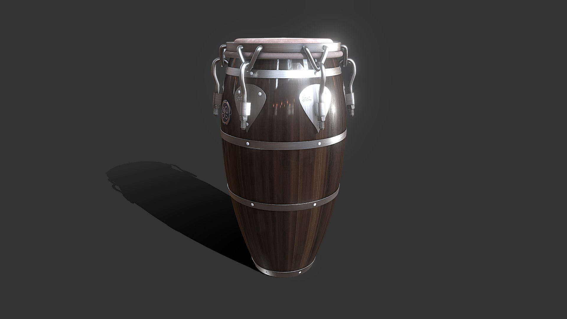 3D model Conga 003 - This is a 3D model of the Conga 003. The 3D model is about a glass of liquid.