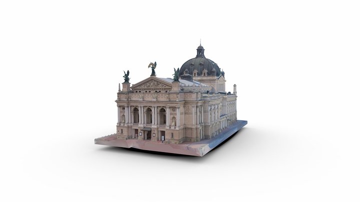Lviv Theatre of Opera and Ballet 3D Model