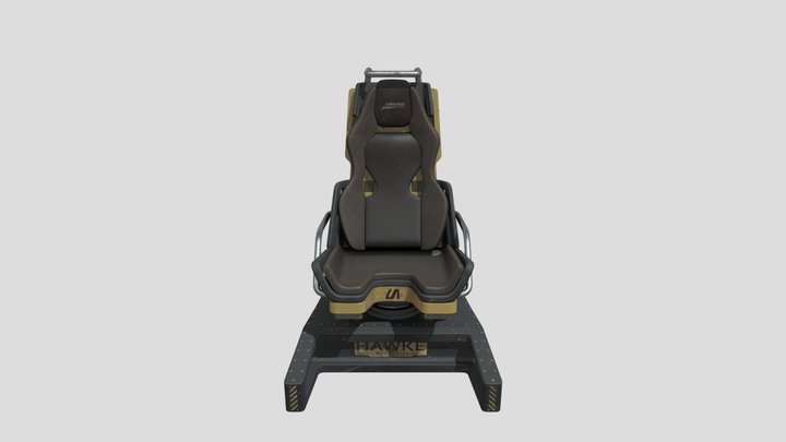 Sci Fi Seat 3D Model