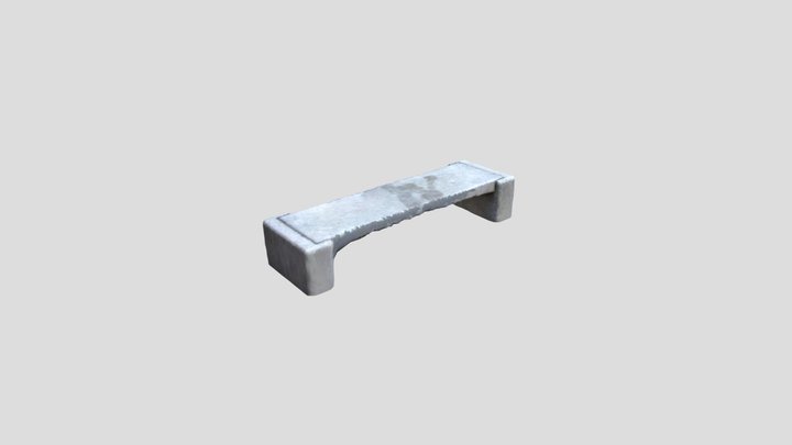 stone bench 3D Model