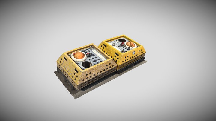 BWF Cage 3D Model