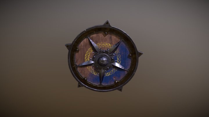 Viking/Fantasy Shield 3D Model