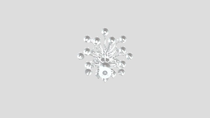 Chandelier Crystal Lamp 3D Model