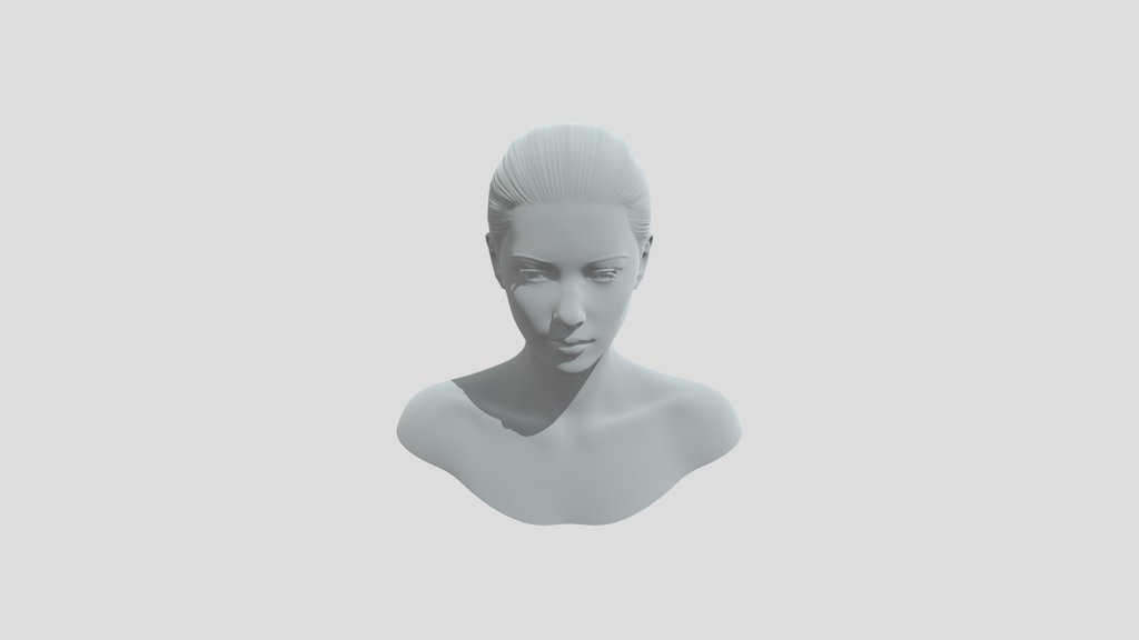 Busto Generico de Mujer Joven