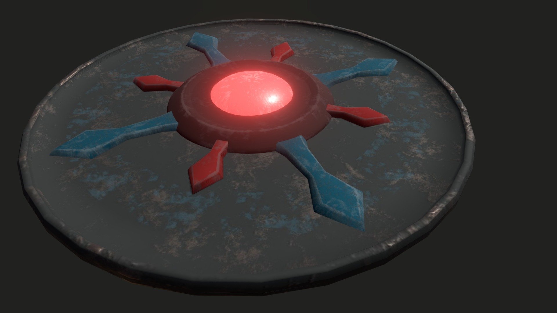 Emissive Coin Artifact - 3d Model By Karena Williams (@karenawilliams 