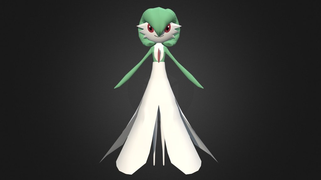 Gardevoir 3D models - Sketchfab