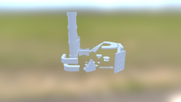 20 Warehouse Assets 3D Model
