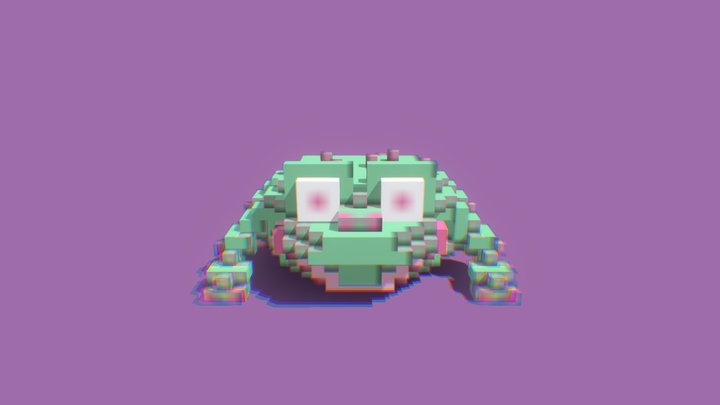 NFT Toad (Bullfrog) 3D Model