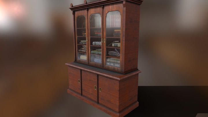 Bookcase 3D Model