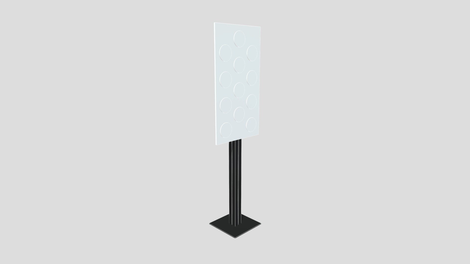 Panel with magnets - Download Free 3D model by Sflex [d716220] - Sketchfab