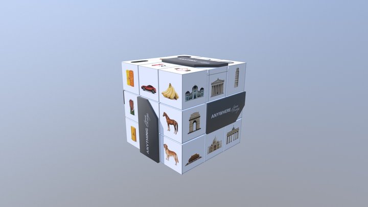 Branding Cube 3D Model