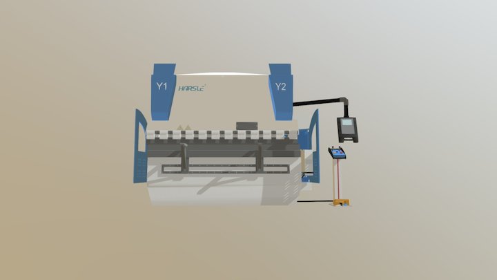 HARSLE Press Brake 3D Model
