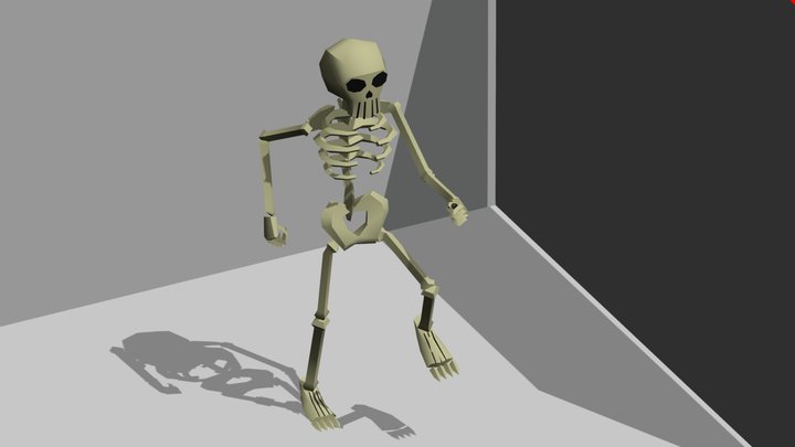 Dancing Skeleton 3D Model