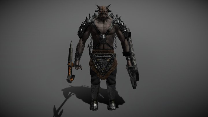 Orco de fantasía. 3D Model