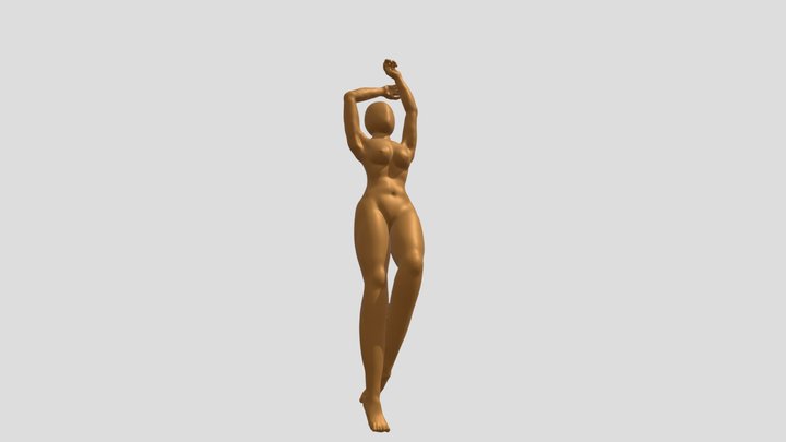 Female pose 3D Model
