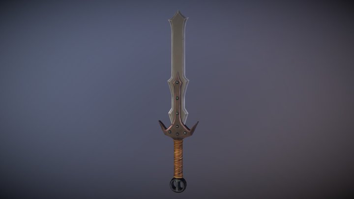 RPG FANTASY SWORD 3D Model