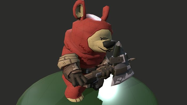 Short Range Bear 3D Model
