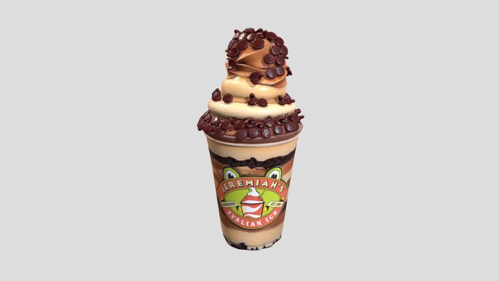 Jeremiah's Peanut Butter Cup 3D Model