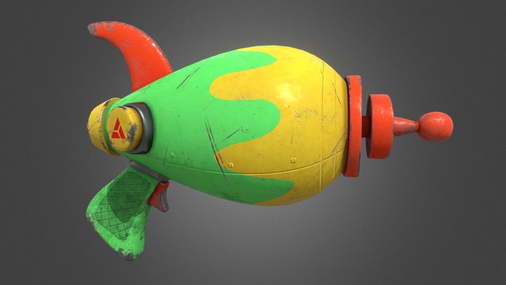 Toy Gun 3D Model