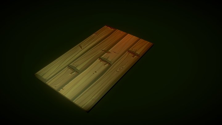 Wooden planks 3D Model