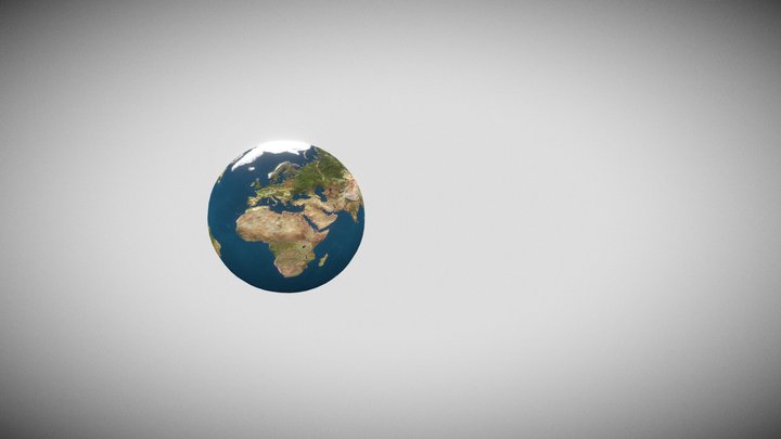 Inside Earth 3D Model