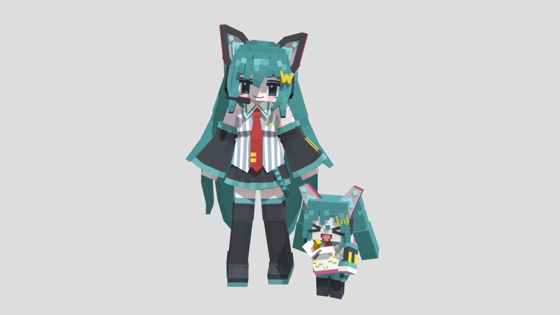 Wcdo Hatsune miku - 3D model by NekuroMC [d71ce40] - Sketchfab