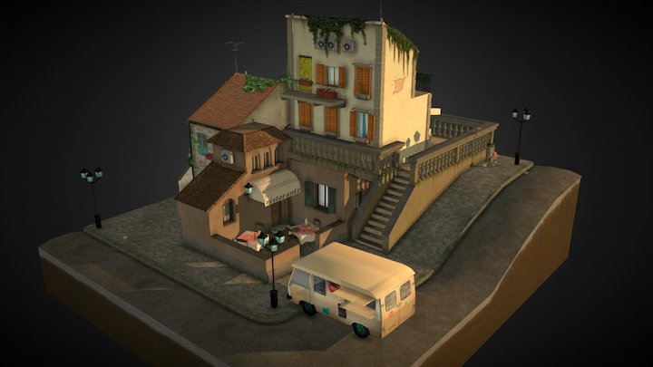 CityScene 3D Model