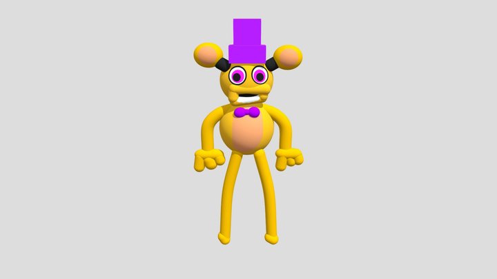 Fredbear From Five Nights At Fredbear's 3D Model