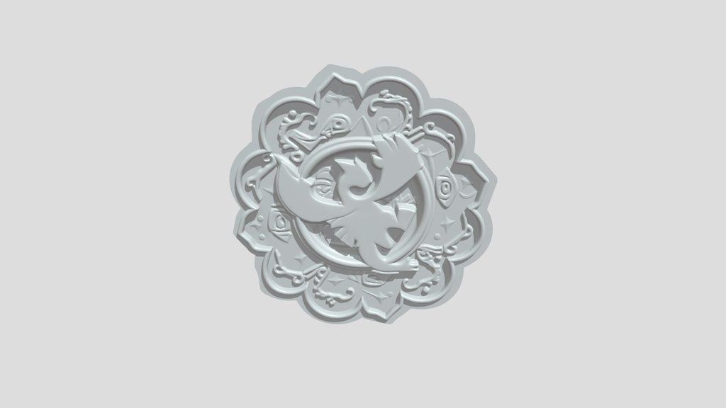 Lugia coin stylized after a norigae