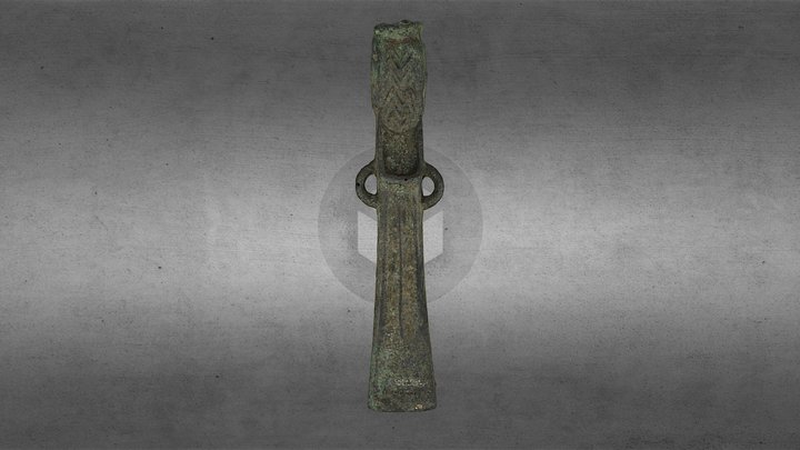 Machado de talón con cono de fundición de Friol 3D Model