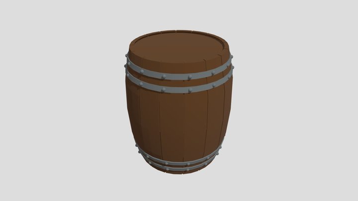 wooden barrel – Modelo 3D gratuito STL