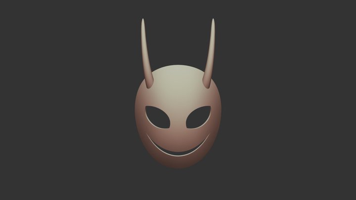 Yokai Mask 2 3D Model