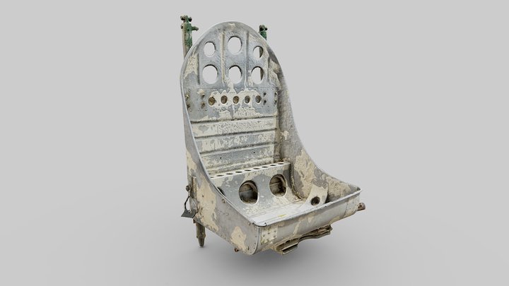 操縦席［陸軍四式戦闘機「疾風（1446号機）」搭載 3D Model