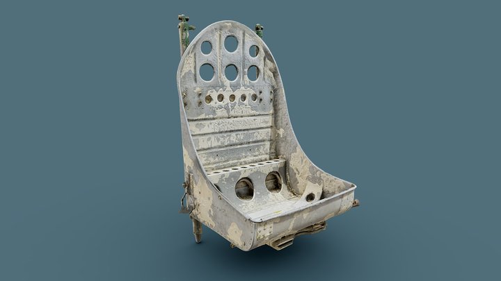 操縦席［陸軍四式戦闘機「疾風（1446号機）」搭載 3D Model