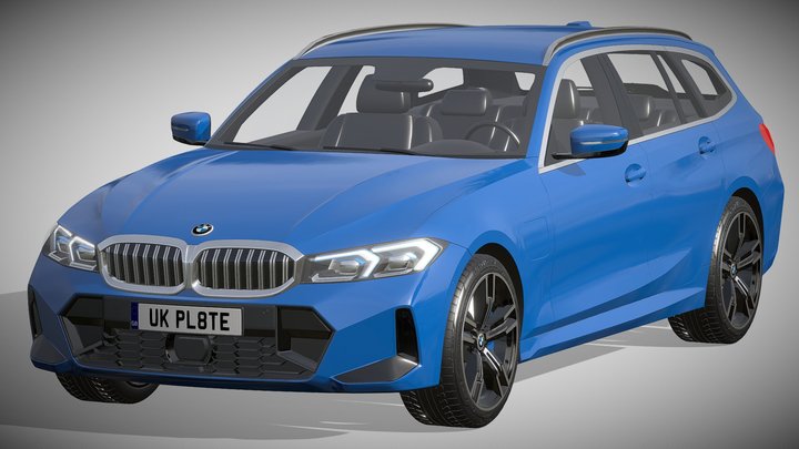 BMW 3-Series Touring 2022 3D Model