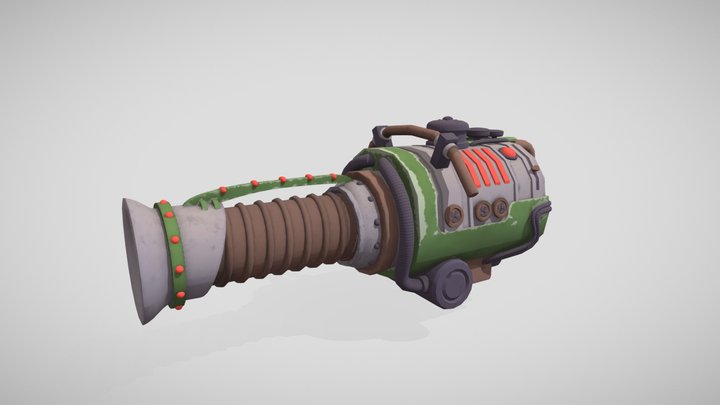 Attack of the Gnomes - Vacuum Gun 3D Model