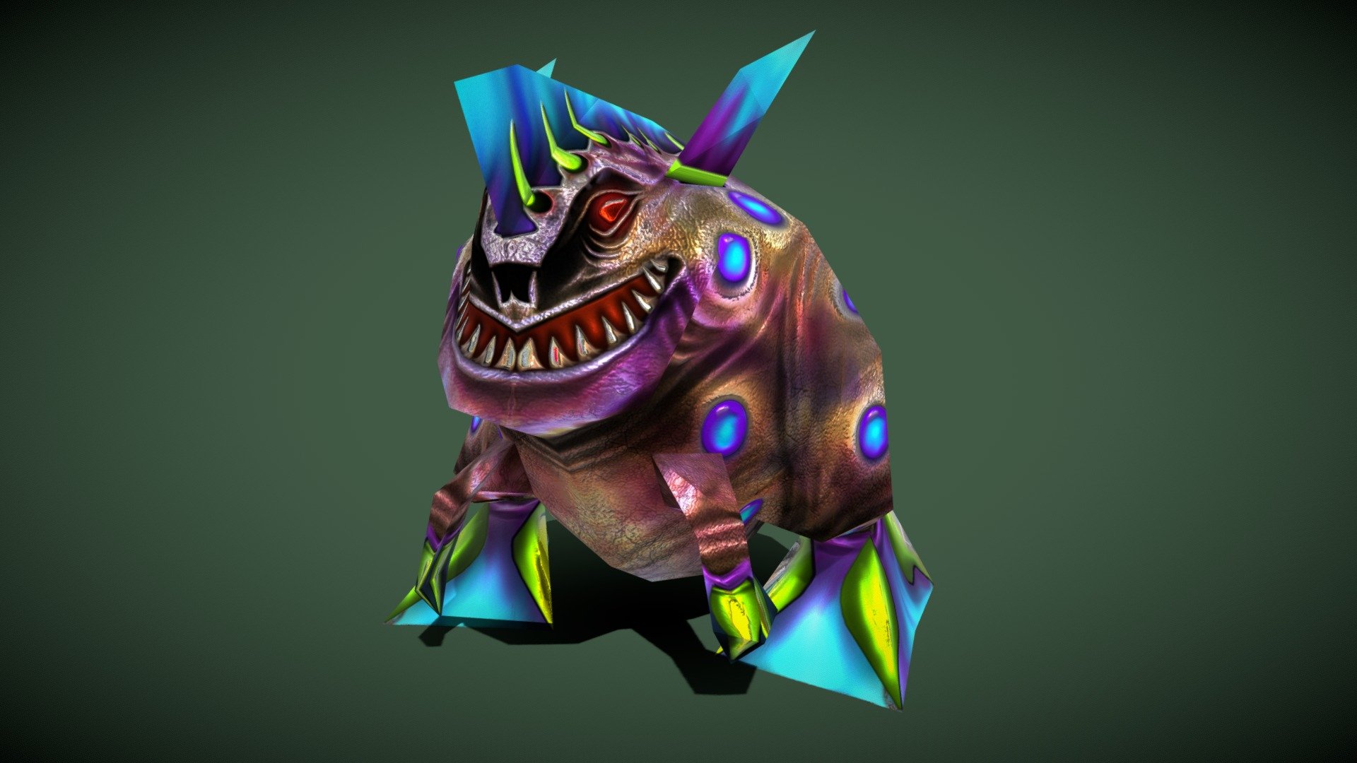 3DRT - warbeasts - Alien 02 - Buy Royalty Free 3D model by 3DRT.com ...