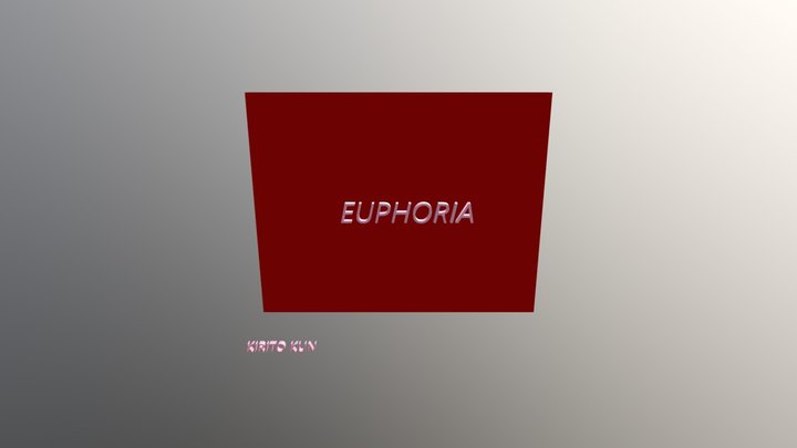 Euphoia by Jungkook 3D Model