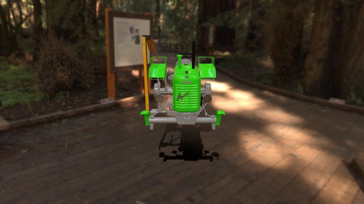 Old Tractor 3D Model