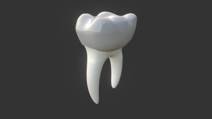 Muela Corona Prueba 3D Model