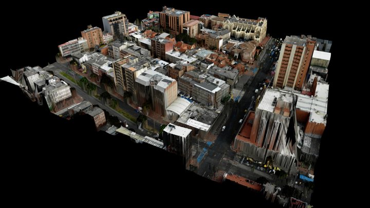 Chapinero (Bogotá, Colombia) 3D Model