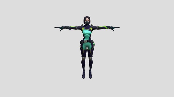 Viper (T-pose) 3D Model