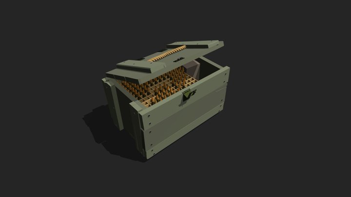 [XYZ School] HW Detailing - Ammo Box 3D Model