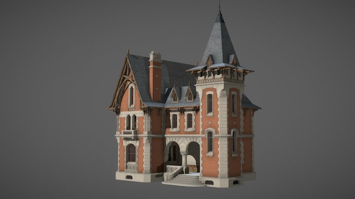 Old House 3D Model