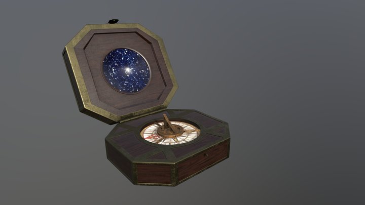Jack Sparrow Magic Compass 3D Model